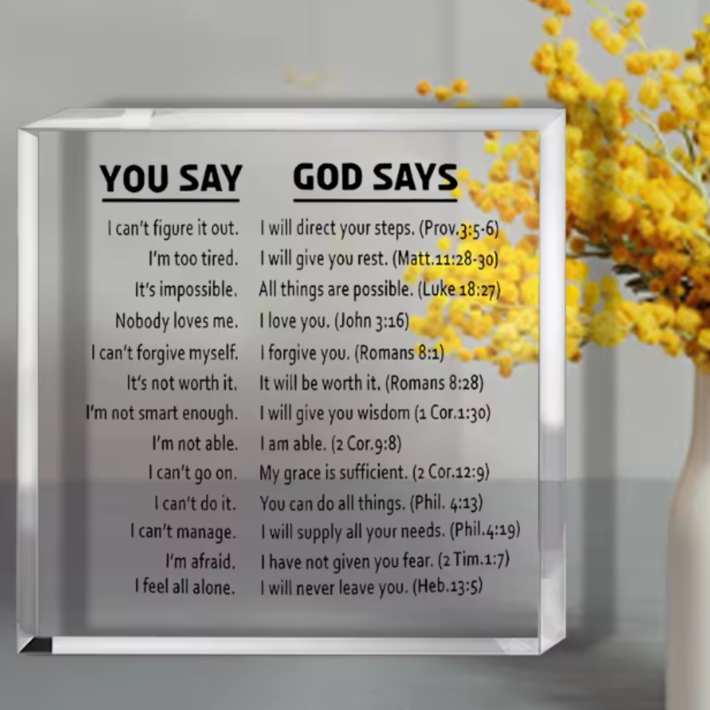 Cuadro Acrílico-God Says™