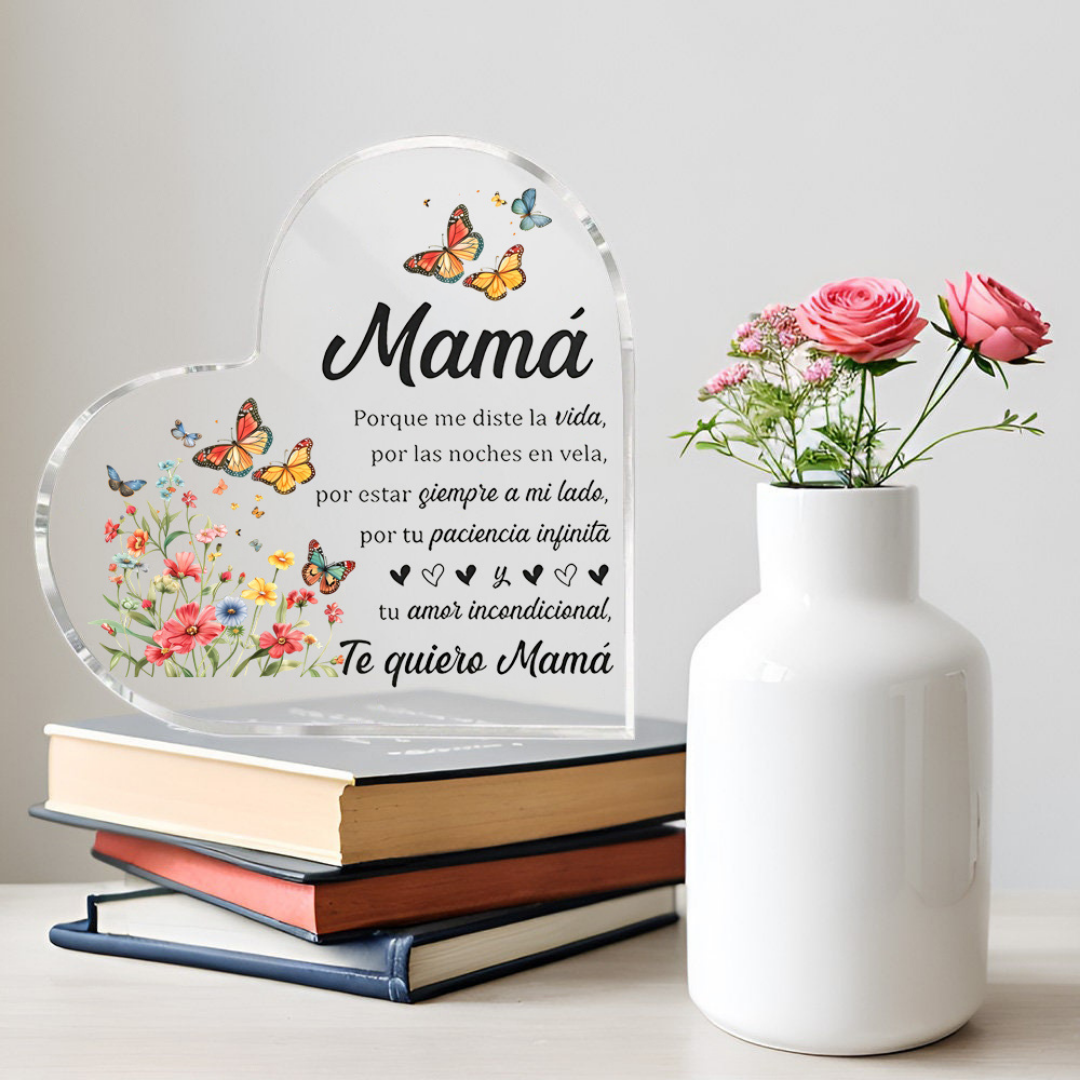 Figura Acrílico Mamá y Papá